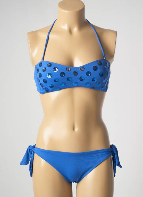 Costum de baie din două piese albastru GENIUS femeie