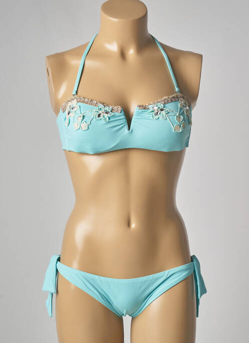 Costum de baie din două piese albastru GENIUS femeie