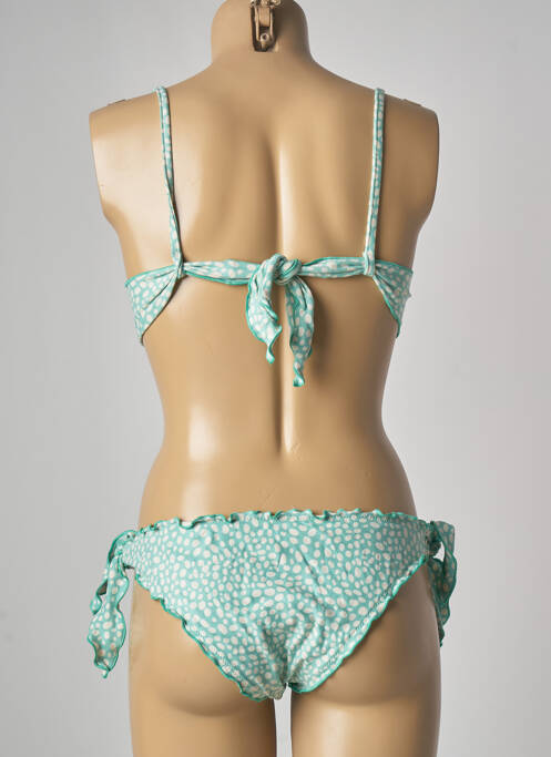 Costum de baie din două piese verde GENIUS femeie