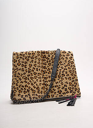 Geantă multibuzunare formă dreptunghiulară bej MINE DE RIEN femeie
