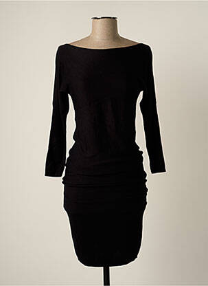 Rochie midi mâneci lungi mâneci lungi negru MINE DE RIEN femeie