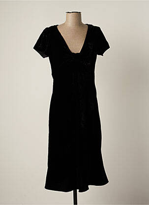 Rochie midi mâneci scurte mâneci scurte negru MINE DE RIEN femeie