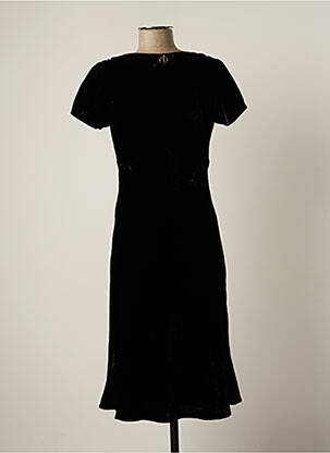 Rochie midi mâneci scurte mâneci scurte negru MINE DE RIEN femeie