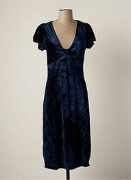 Rochie midi mâneci scurte mâneci scurte albastru MINE DE RIEN femme