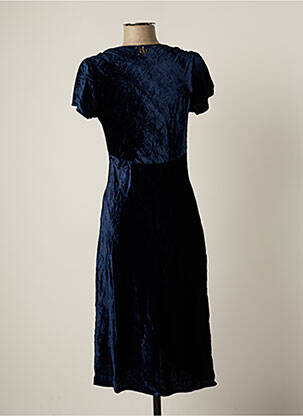Rochie midi mâneci scurte mâneci scurte albastru MINE DE RIEN femeie
