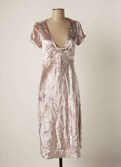 Rochie midi bej MINE DE RIEN femeie