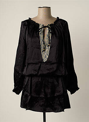 Tunică mâneci lungi negru MINE DE RIEN femeie