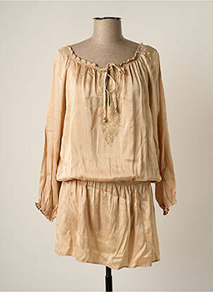 Tunică mâneci lungi bej MINE DE RIEN femeie