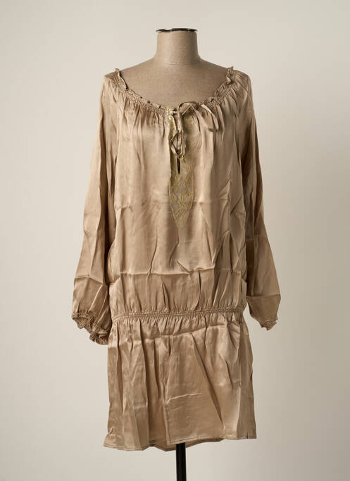 Tunică mâneci lungi bej MINE DE RIEN femeie