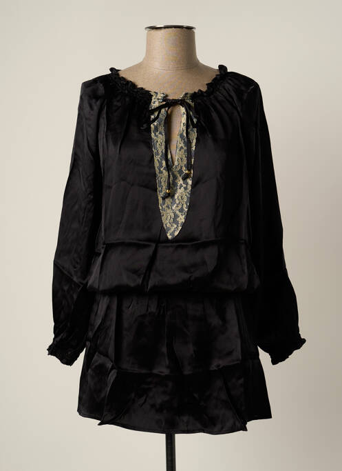 Tunică mâneci lungi negru MINE DE RIEN femeie