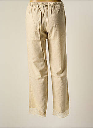 Pantalon drept buzunare bej BY SOPHIE femeie