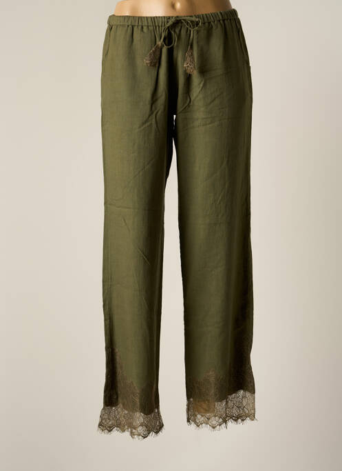 Pantalon drept verde BY SOPHIE femeie