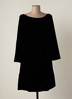 Rochie midi mâneci lungi mâneci lungi negru BY SOPHIE femeie