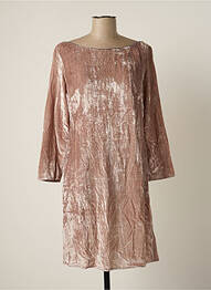 Rochie midi mâneci lungi mâneci lungi roz BY SOPHIE femeie