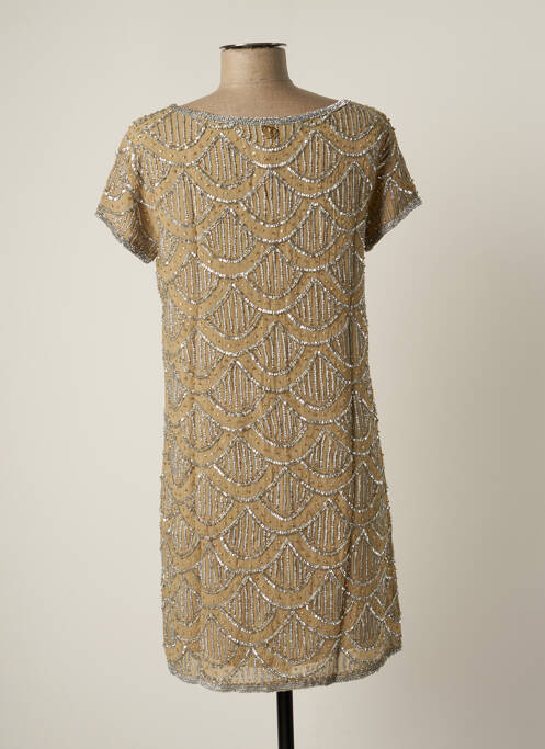 Rochie scurtă bej BY SOPHIE femeie