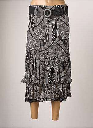 Fustă midi negru MOKA'S femeie