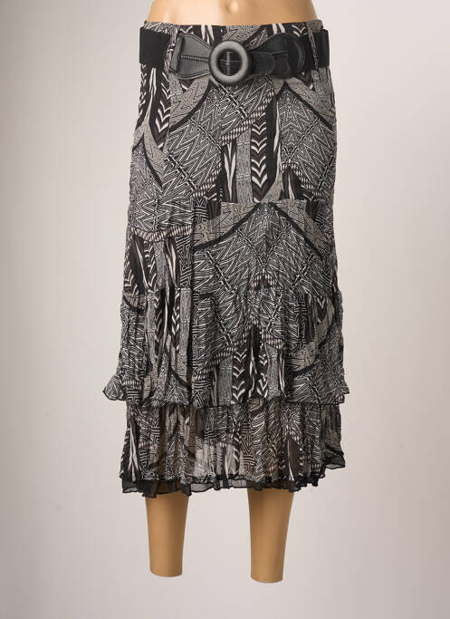 Fustă midi negru MOKA'S femeie