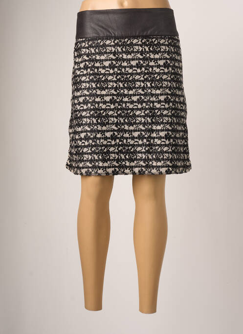 Fustă midi negru MOKA'S femeie