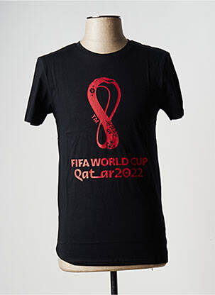 Tricou croială cambrată mâneci scurte negru FIFA STORE bărbat