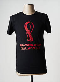 Tricou croială cambrată mâneci scurte negru FIFA STORE homme