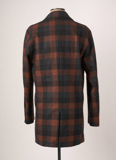 Palton lung maro JACK & JONES bărbat