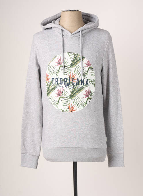 Hanorac cu glugă gri JACK & JONES bărbat