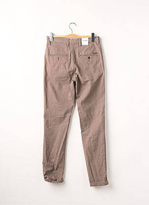 Pantalon slim elasticitate mărime normală maro JACK & JONES bărbat