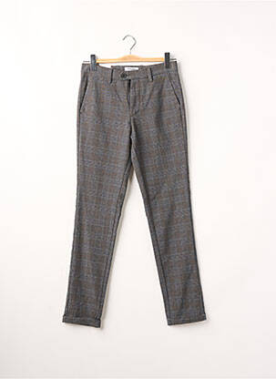Pantalon slim elasticitate mărime normală gri JACK & JONES bărbat