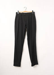 Pantalon slim elasticitate mărime normală negru JACK & JONES bărbat