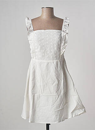 Rochie scurtă alb CALIE femeie