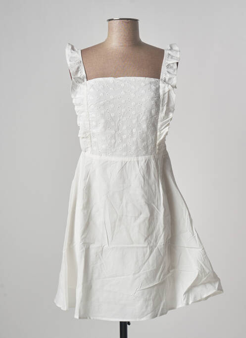 Rochie scurtă alb CALIE femeie