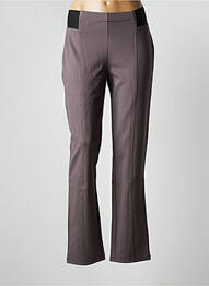 Pantalon slim talie înaltă talie înaltă maro DAMART femeie