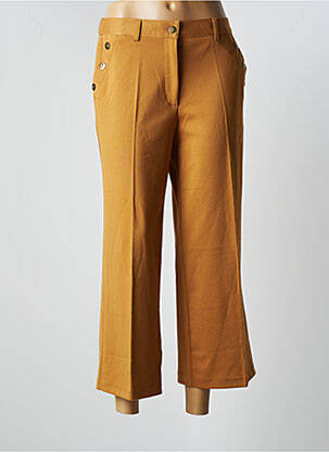 Pantalon 7/8 talie elastică mărime normală bej DAMART femeie