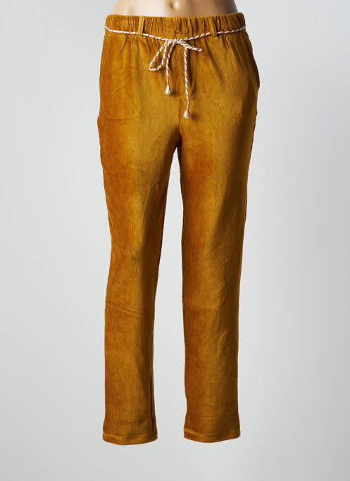 Pantalon chino galben BONOBO femeie