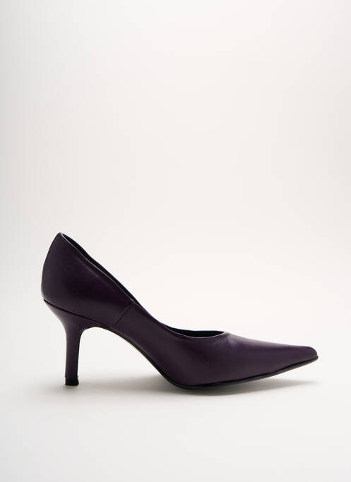 Pantofi cu toc violet YVES DE BEAUMOND femeie