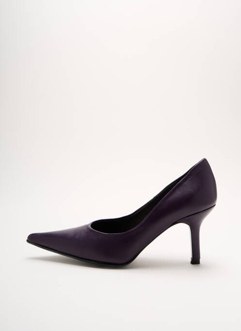 Pantofi cu toc violet YVES DE BEAUMOND femeie