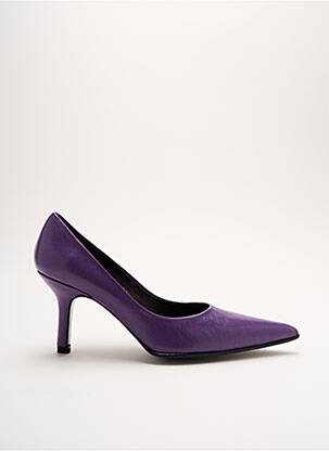 Pantofi cu toc violet YVES DE BEAUMOND femeie
