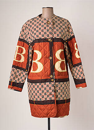 Palton lung maro BURBERRY femeie