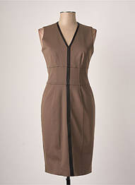 Rochie midi fără mâneci fără mâneci verde BURBERRY femme