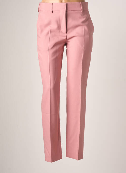 Pantalon slim roz BURBERRY femeie