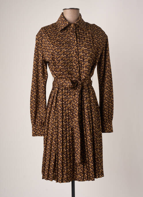 Rochie midi maro BURBERRY femeie