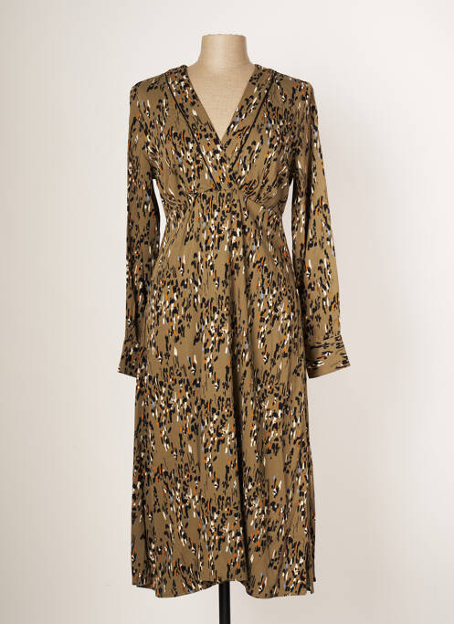 Rochie midi verde LOLA ESPELETA femeie