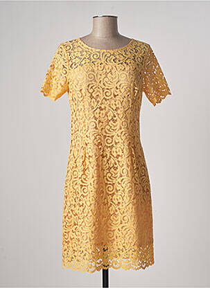 Rochie midi galben PAUL BRIAL femeie