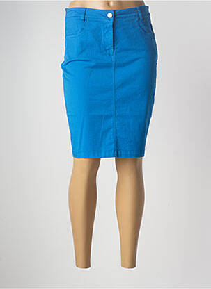 Fustă midi albastru PAUL BRIAL femeie