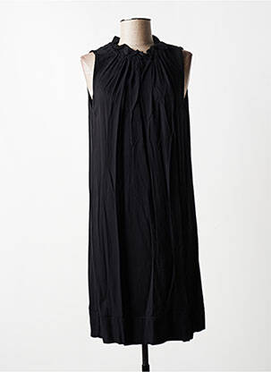 Rochie midi croială fluidă fără mâneci negru QUATTRO femeie