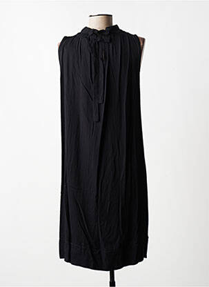 Rochie midi croială fluidă fără mâneci negru QUATTRO femeie