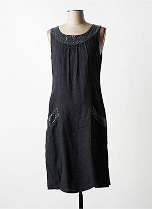 Rochie midi negru QUATTRO femeie