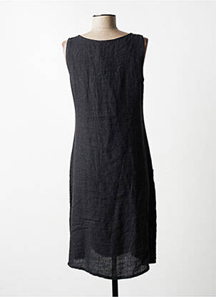 Rochie midi fără mâneci fără mâneci negru QUATTRO femeie