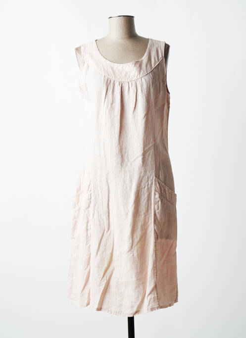 Rochie midi roz QUATTRO femeie