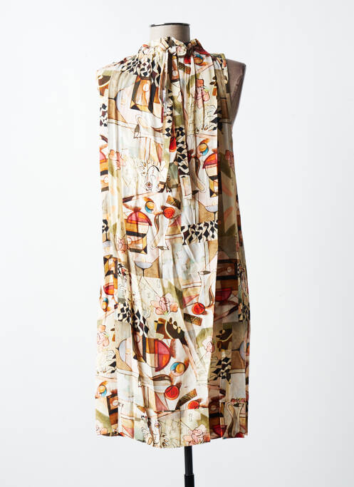 Rochie midi bej QUATTRO femeie